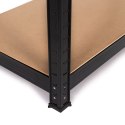REGAŁ METALOWY MAGAZYNOWY 180X90X40 CM DO GARAŻU PIWNICY 5 PÓŁEK 875 KG MODERNHOME