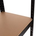 REGAŁ METALOWY MAGAZYNOWY 180X90X40 CM DO GARAŻU PIWNICY 5 PÓŁEK 875 KG MODERNHOME