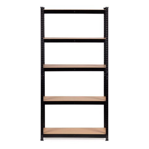 REGAŁ METALOWY MAGAZYNOWY 180X90X40 CM DO GARAŻU PIWNICY 5 PÓŁEK 875 KG MODERNHOME