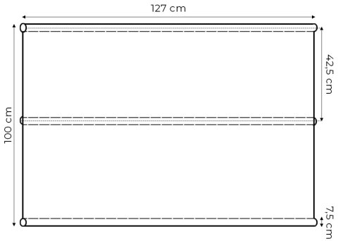 SIEDZISKO PODKŁAD DO HUŚTAWKI OGRODOWEJ 127X100 CM ZIELONE MULTIGARDEN