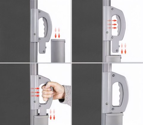 SKŁADANA MARKIZA 350X180 CM BOCZNA ROLETA PARAWAN DO OGRODU NA TARAS ANTRACYT MULTIGARDEN