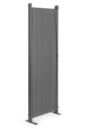 SKŁADANY PARAWAN OGRODOWY POKOJOWY 3-PANELOWY 167X164 CM SZARY MULTIGARDEN