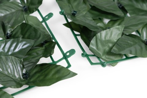 SZTUCZNY BLUSZCZ ŻYWOPŁOT 3 SZT. 500X150 CM ZIELONA OSŁONA NA BALKON MASKUJĄCA